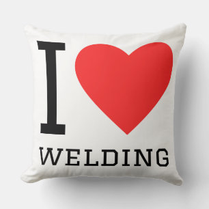 Coussin J'adore le soudage