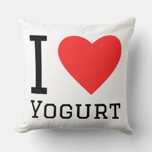 Coussin J'adore le yaourt