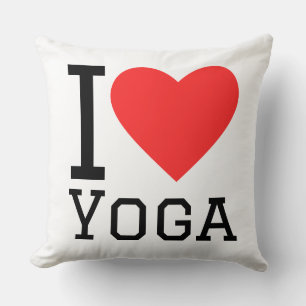 Coussin J'adore le yoga