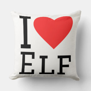 Coussin J'adore l'elfe
