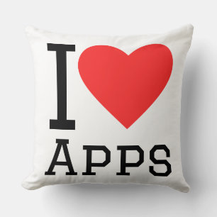Coussin J'adore les applications