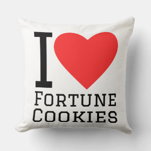 Coussin J'adore les biscuits de fortune