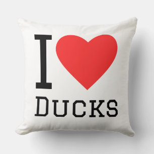 Coussin J'adore les canards