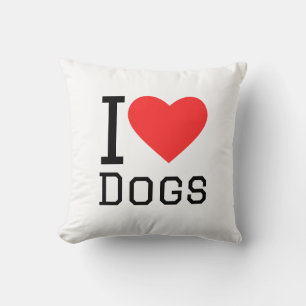 Coussin J'adore les chiens