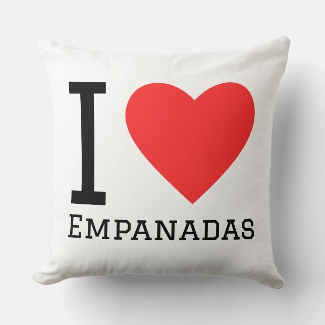Coussin J'adore les empanadas (Recto)