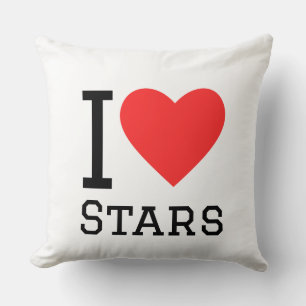 Coussin J'adore les étoiles