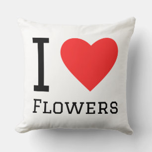 Coussin J'adore les fleurs