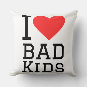 Coussin J'adore les mauvais enfants