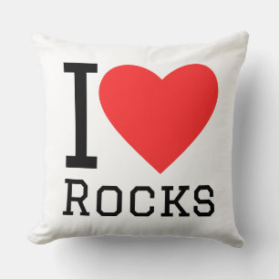 Coussin J'adore les roches