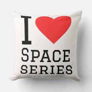 Coussin J'adore les séries spatiales