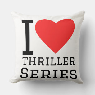 Coussin J'adore les séries thrillers