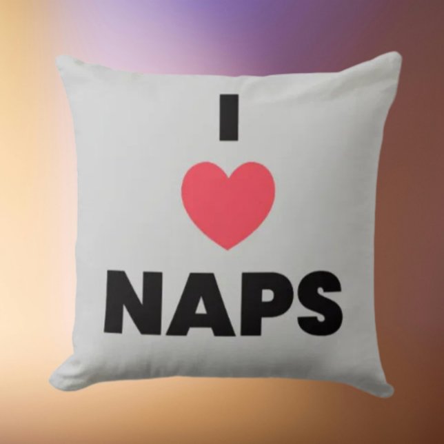 Coussin J'adore les siestes – Amateur de siestes c (Créateur téléchargé)