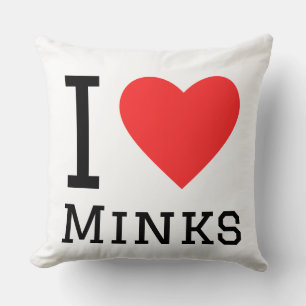 Coussin J'adore les visons