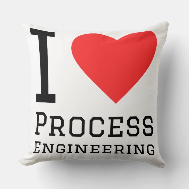 Coussin J'adore l'ingénierie de processus  (Recto)