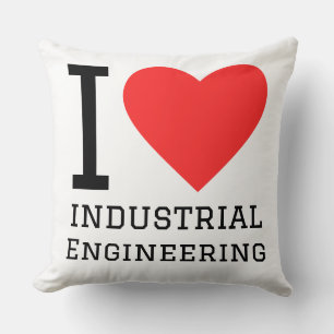 Coussin J'adore l'ingénierie industrielle