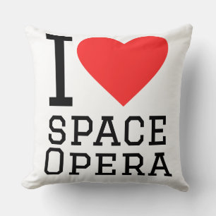 Coussin J'adore l'opéra de l'espace
