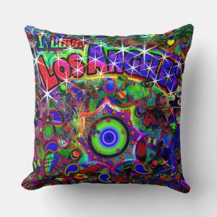 Coussin J'ADORE Los Angeles Mystic Dance Neo Version