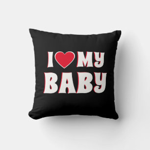 Coussin J'adore My Baby Cute Citation