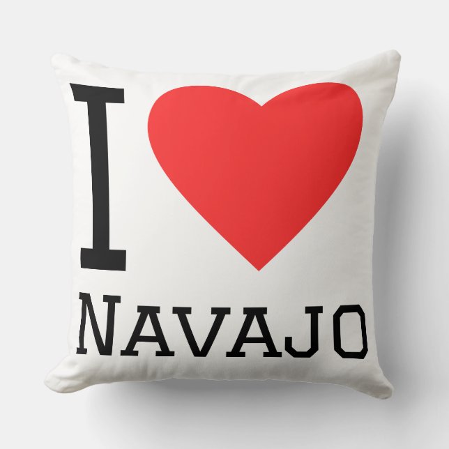 Coussin J'adore navajo  (Recto)
