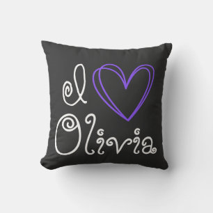 Coussin J'adore Olivia 