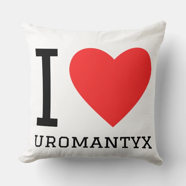 Coussin J'adore uromantyx  (Recto)