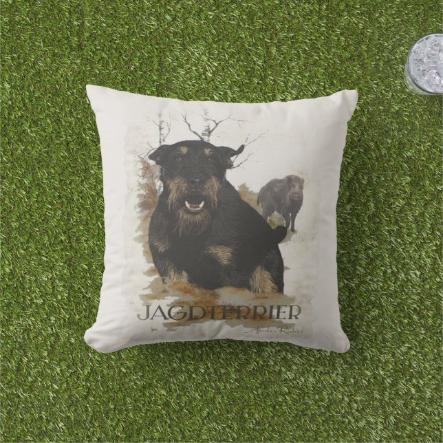 Coussin Jagdterrier (Herbe)