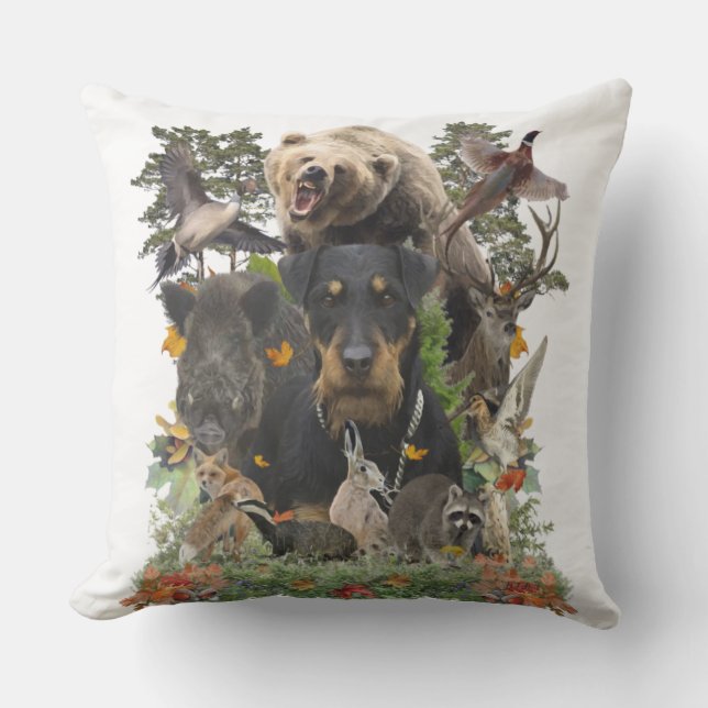 Coussin Jagdterrier, Terrier de chasse allemand (Recto)