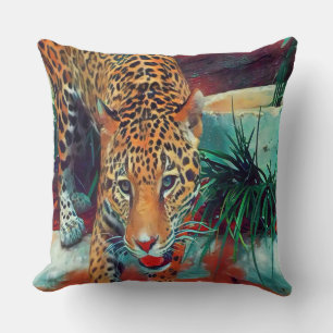 Coussin Jaguar en mouvement 6234 Pilote