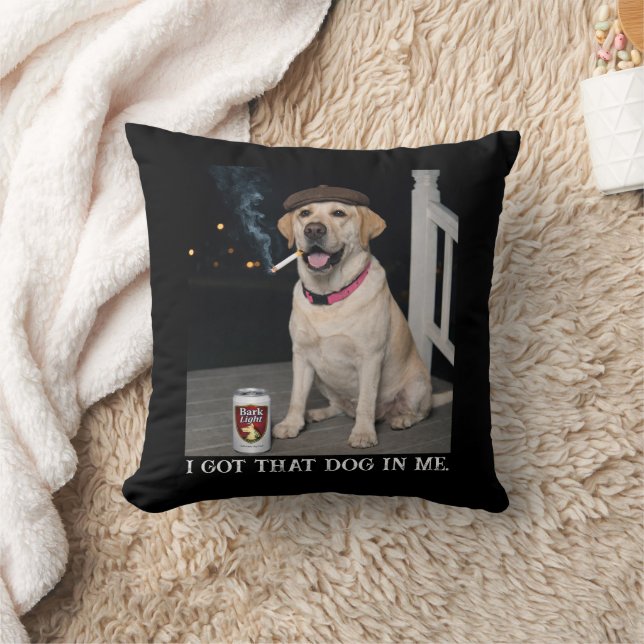 Coussin J'ai Ce Chien En Moi, Drôle Labrador Retriever Ani (Couverture)