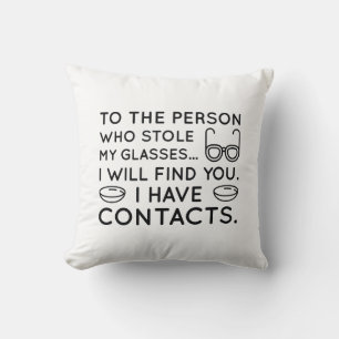 Coussin J'ai des contacts