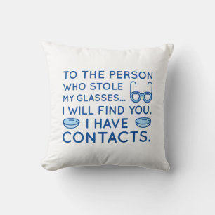 Coussin J'ai des contacts
