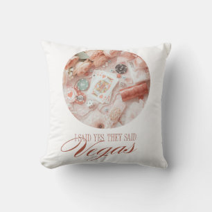 Coussin J'ai dit oui, ils ont dit Vegas Design   Féminin V