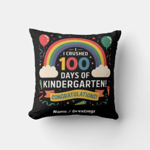 Coussin J'ai écrasé 100 jours de Personnaliser de jardin d