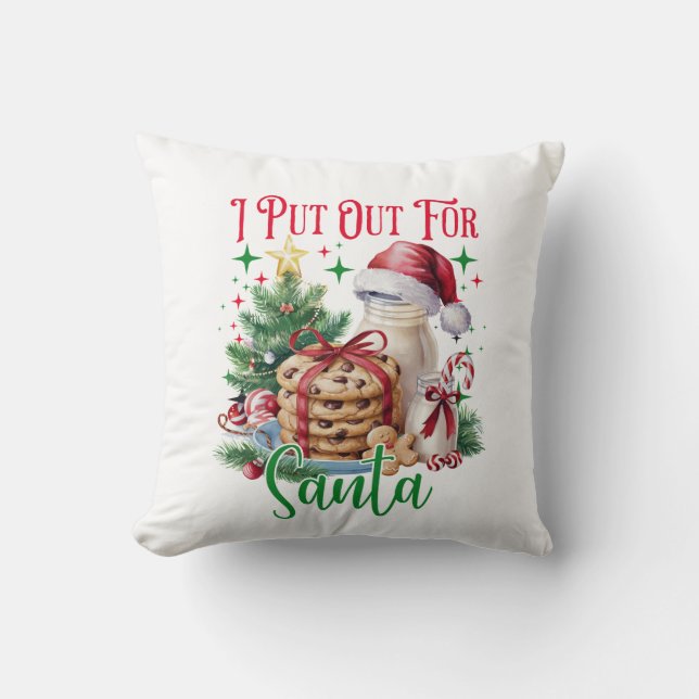 Coussin J'Ai Émis Pour Père Noël (Recto)