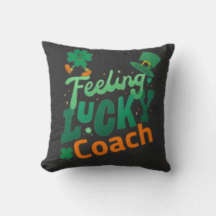 Coussin J'ai eu de la chance d'être l'entraîneur de la fêt