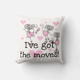 Coussin J'ai les mouvements T-shirts et cadeaux de balleri