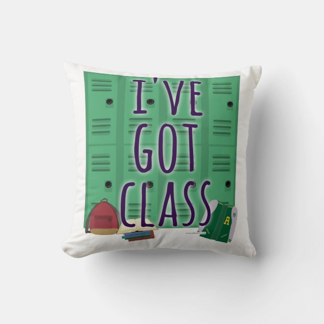 Coussin J'Ai Literal Class Snarky Student Slogan (Recto)