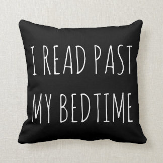Coussin J'ai lu après mon Booklover heure du coucher