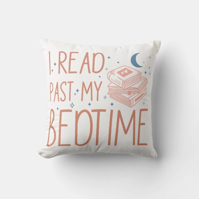 Coussin J'Ai Lu Le Passé (Recto)