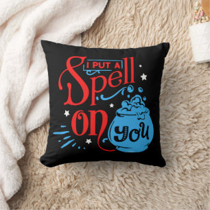 Coussin J'AI MIS UN SPELL SUR VOUS drôle de sorcellerie d'