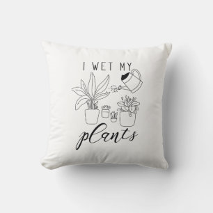 Coussin J'ai reçu mes Plantes