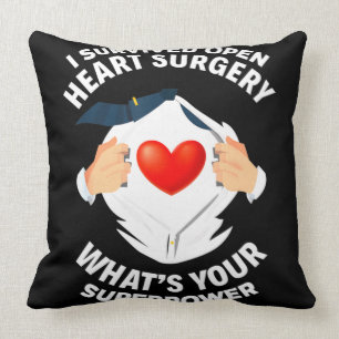 Coussin J'ai survécu Chirurgie du coeur ouvert Bypass Coeu