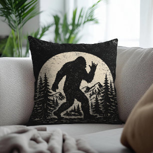 Coussin J'ai trouvé Jésus mais je cherche toujours Bigfoot