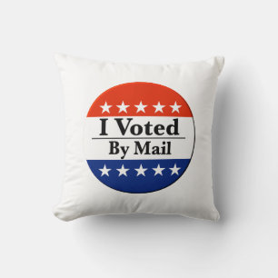 Coussin J'ai voté par courrier