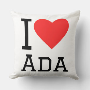 Coussin J'aime ada