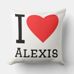 Coussin J'aime alexis