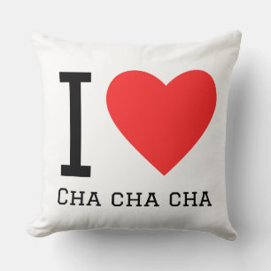 Coussin J'aime cha cha cha