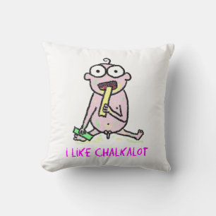 Coussin J'aime Chalkalot