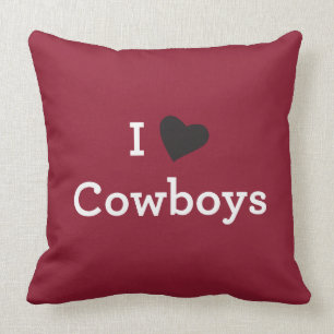 Coussin J'aime des cowboys