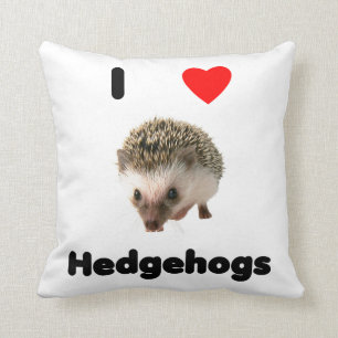 Coussin J'aime des hérissons